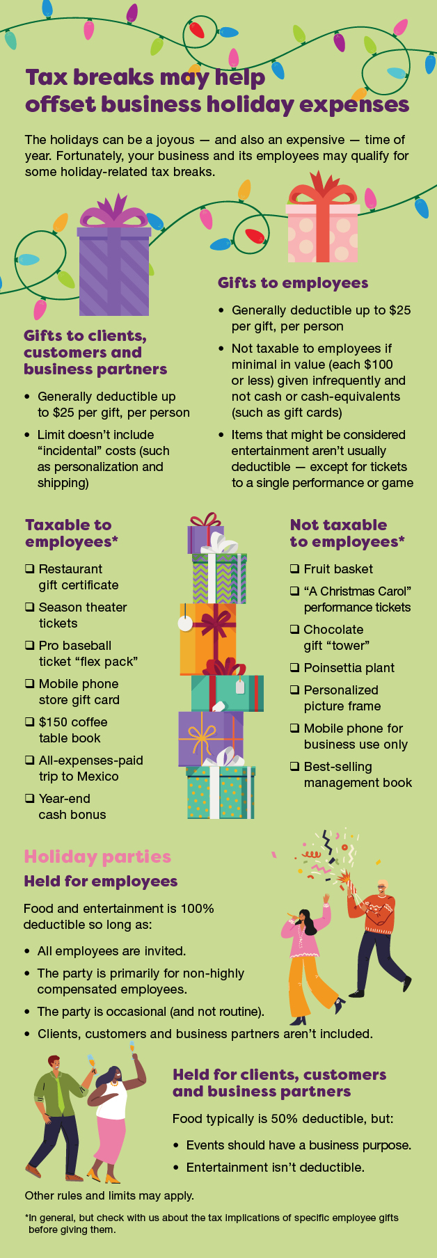 The Forde Firm_Tax breaks may help offset business holiday expenses