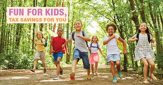 Fun For Kids, Tax Savings For You