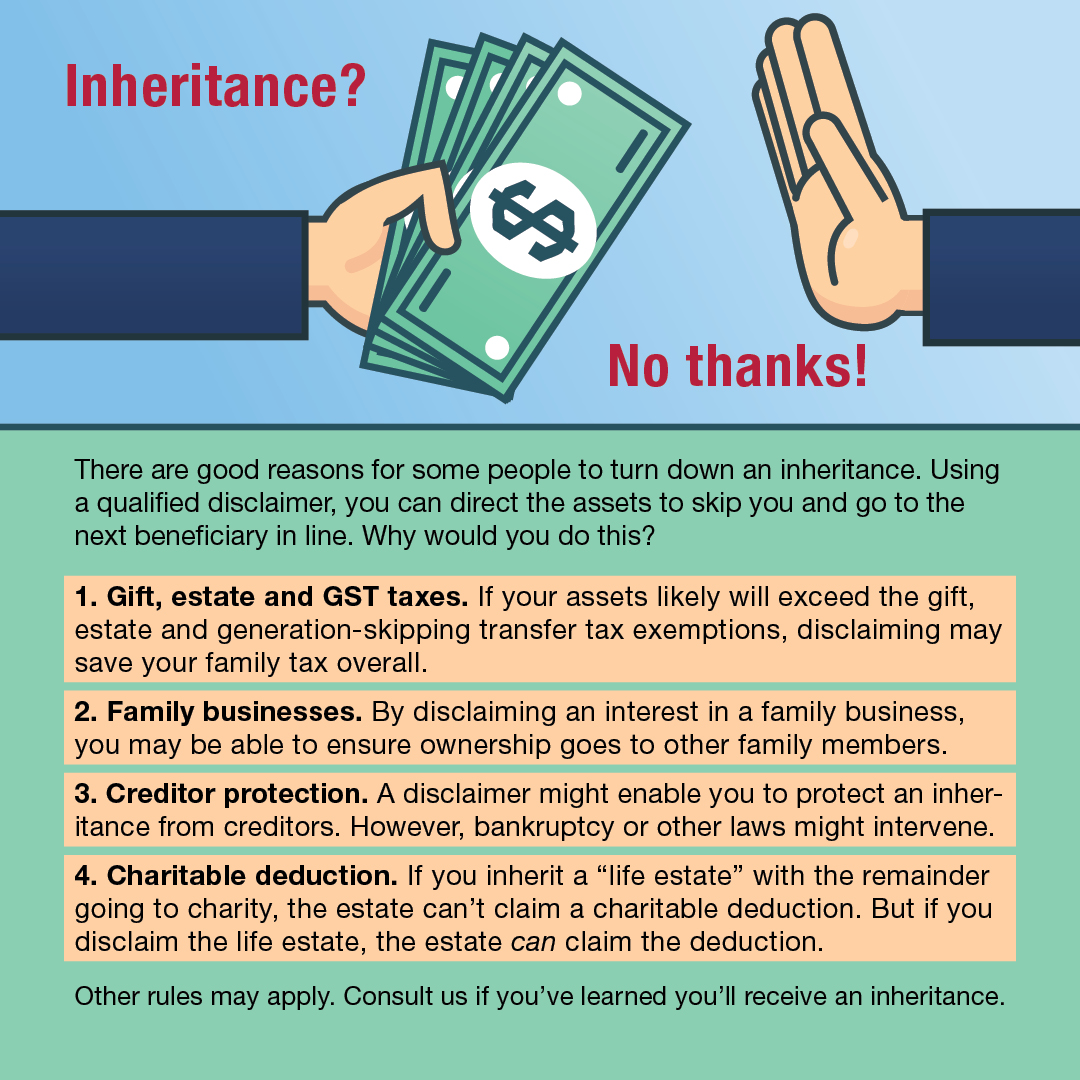 Inheritance? No thanks!