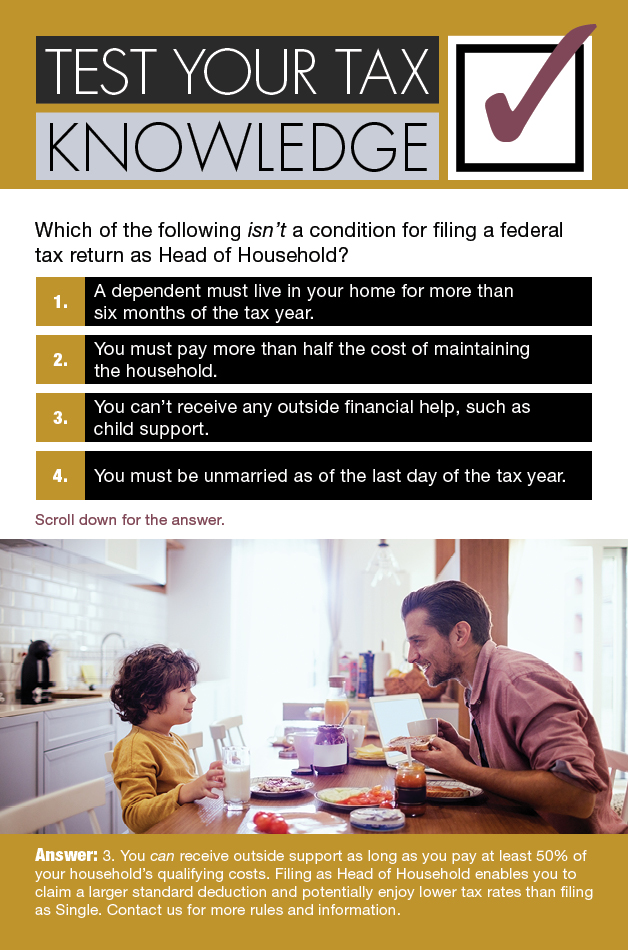 Test your TAX Knowledge