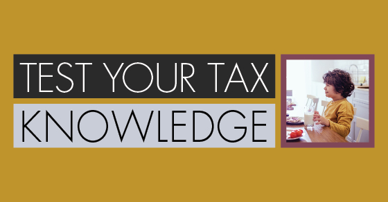 Test your TAX Knowledge