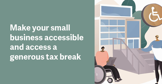 Disabled access tax credit